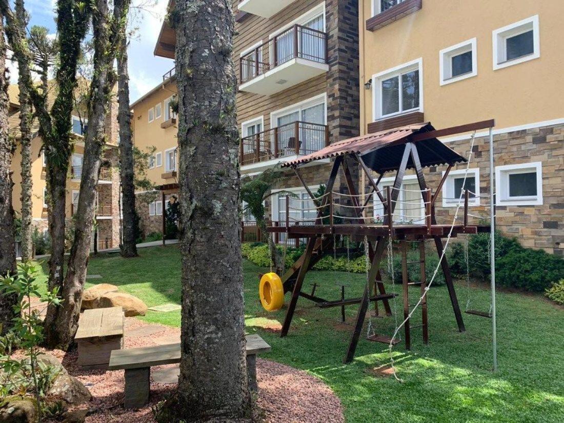 103/3 Apto Com Piscina Aquecida Gramado Exterior photo