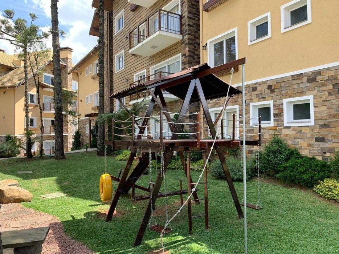 103/3 Apto Com Piscina Aquecida Gramado Exterior photo